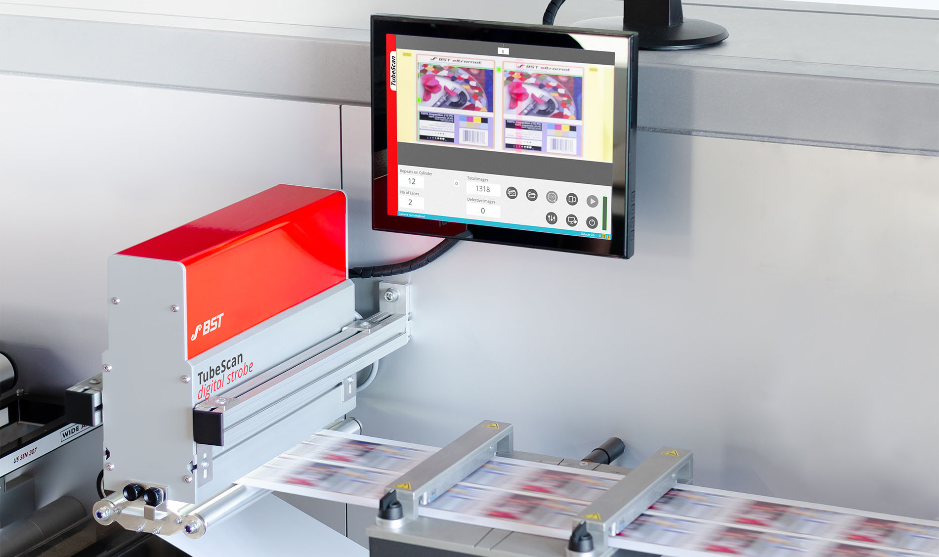 Mit dem TubeScan V8 stellen BST und Nyquist Systems die neue Generation der Druckinspektion vor (Quelle: Nyquist Systems)