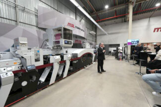 Die neue Digital Series HD HighSpeed 1200 erreicht eine maximale Geschwindigkeit von 146 m/min (Quelle: Mark Andy)
