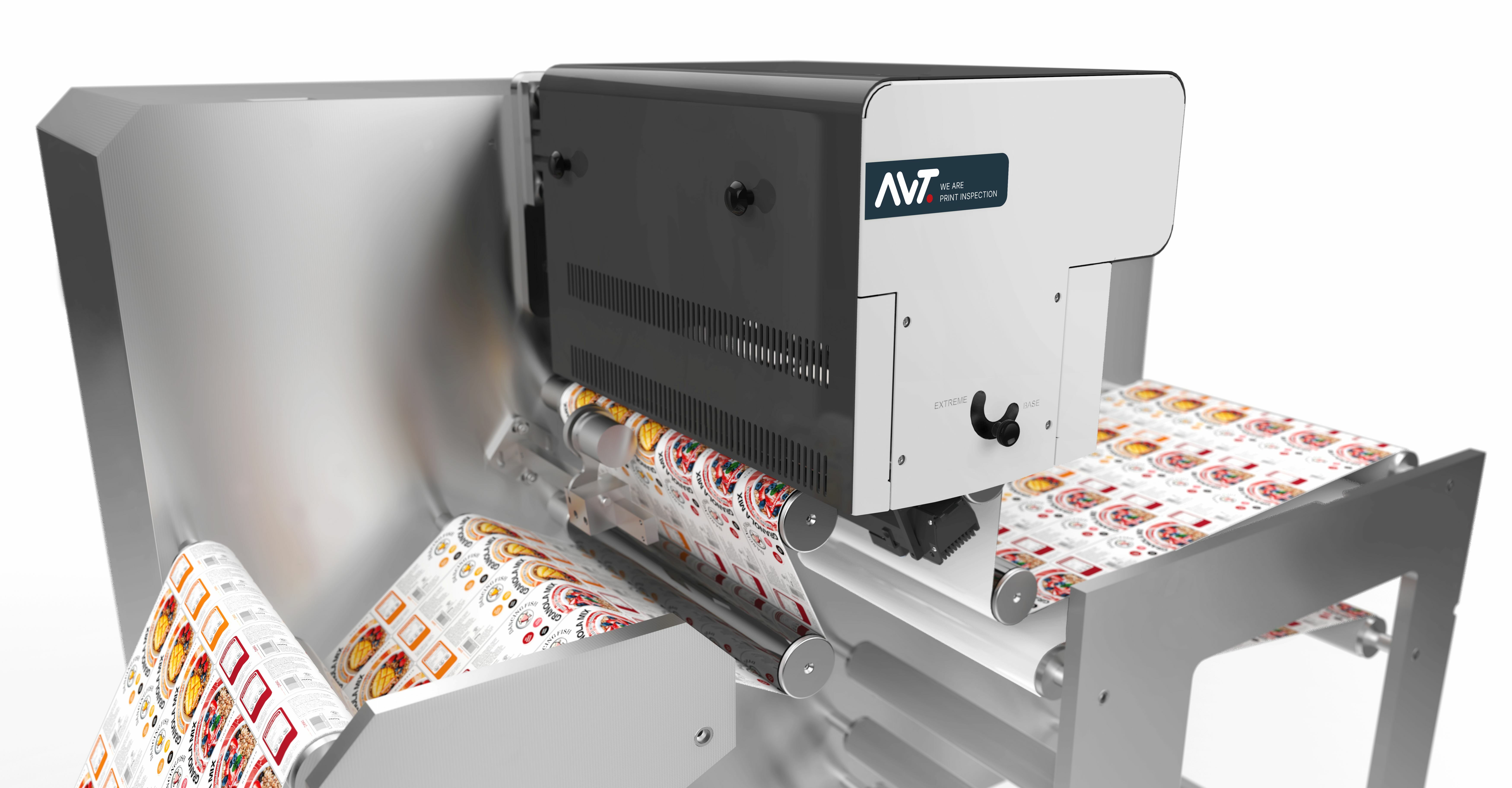 AVT stellt auf der Labelexpo sein „Flaggschiff“ vor: Das vollständig automatisierte Instepktionssystem Helios (Quelle: AVT)