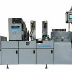 Neben der Vinsak Label Decor, einer digitalen Veredelungsmaschine, stellt Rotatek am selben Stand ein Highlight im Rollenoffset vor (Quelle: Gansert Maschinenbau)