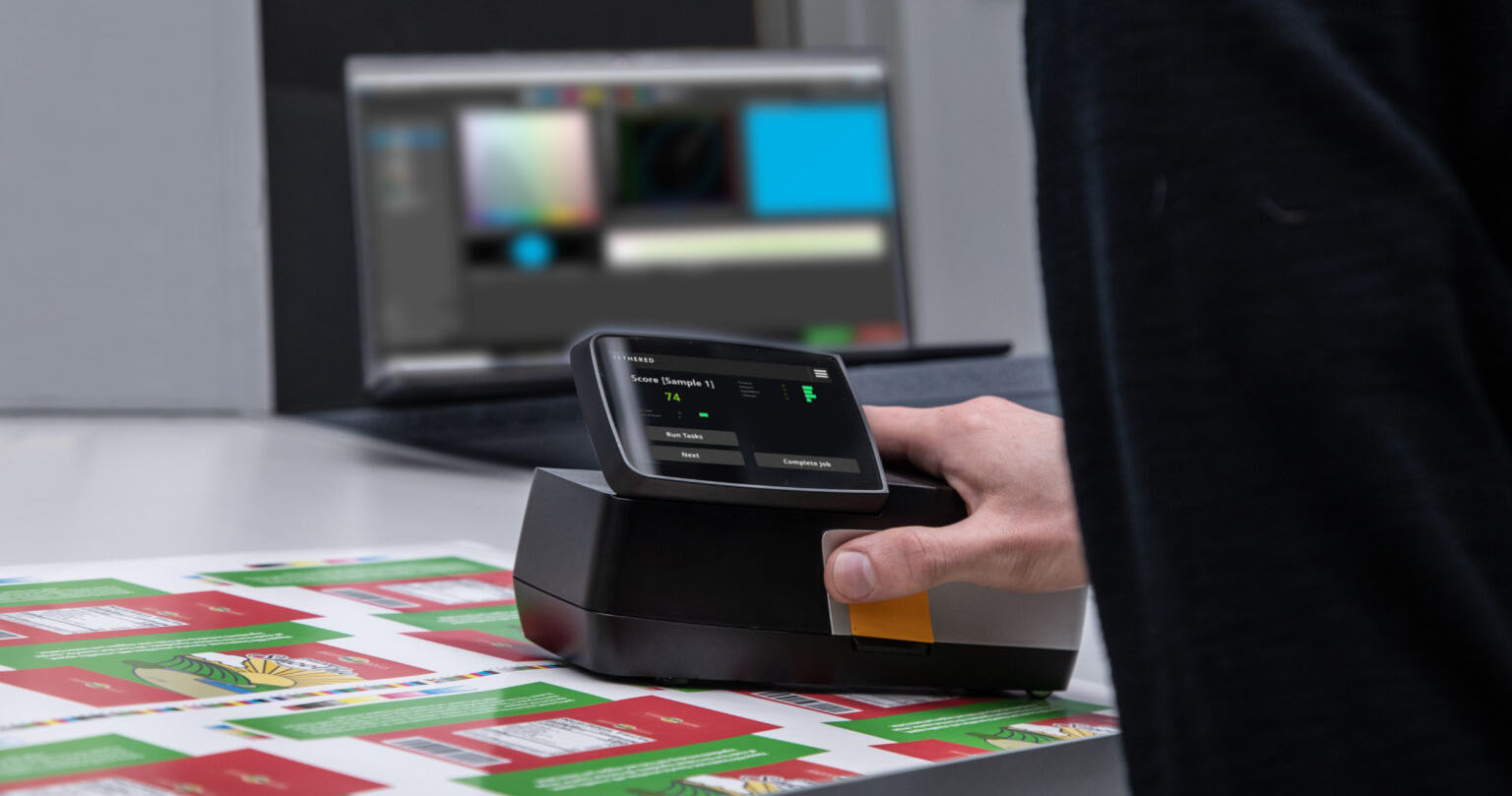 Der Print Clone, eine intelligente Cloud-basierte KI-Farbabgleichslösung, soll den Vorgang beschleunigen und den Testaufwand minimieren (Quelle: Esko)