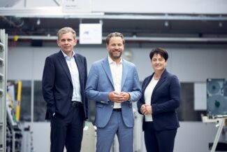 V.l.n.r.: Peter Riedel (COO), Andreas W. Kraut (CEO & Gesellschafter), Angela Kraut (CFO & Gesellschafterin) – Quelle: Bizerba
