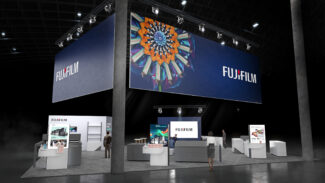 Am Stand von Fujifilm werden Fortschritte für die Druckplattentechnologie sowie Neuerungen an der Jet Press FP790 für flexible Verpackungen demonstriert (Quelle: Fujifim)