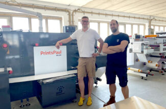 Der jüngste Einsatz bei Etikettenmeister markiert bereits die siebte Maschine, die PrintsPaul an dieses Unternehmen geliefert hat (Quelle: PrintsPaul)