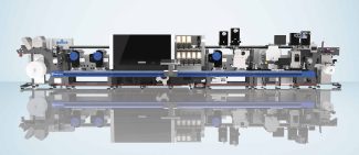 Die Gallus Five basiert auf der Labelmaster-Plattform und kombiniert konventionelle und digitale Technik (Quelle: Heidelberg/Gallus)