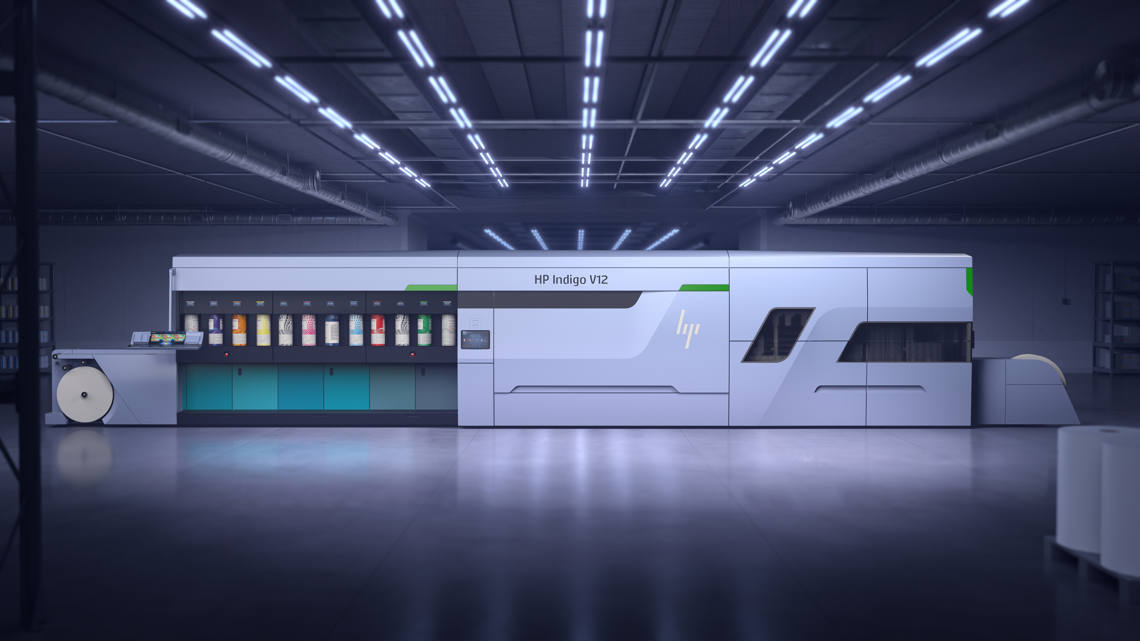 Zu den Exponaten von HP auf der Labelexpo gehört die V12, die immer wieder für Aufmerksamkeit sorgt (Quelle: HP)