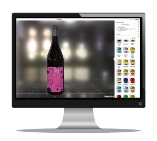 Der Dreamcomposer ist eine 3D-Designsoftware, die reale Veredelungseffekte virtuell erlebbar macht. Die Software ermöglicht es, Druckveredelungen digital zu erleben, bevor Produktionsmuster entstehen (Quelle: Kurz)