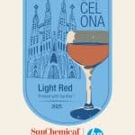Ein Weinlabel speziell zur Labelexpo (Quelle: Sun Chemical)