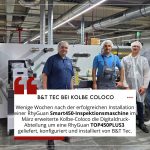Von links: A. Schwarz, Kolbe-Coloco; K. Yeral, Kolbe-Coloco; M. Bentz, B&T Tec GmbH und M. Gerloff, Kolbe-Coloco (Quelle: B&T Tec)