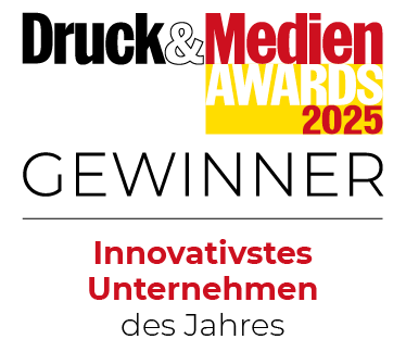 Mail Druck + Medien wurde vom Druck&Medien Award 2025 als innovativstes Unternehmen des Jahres ausgezeichnet (Quelle: Mail Druck + Medien)