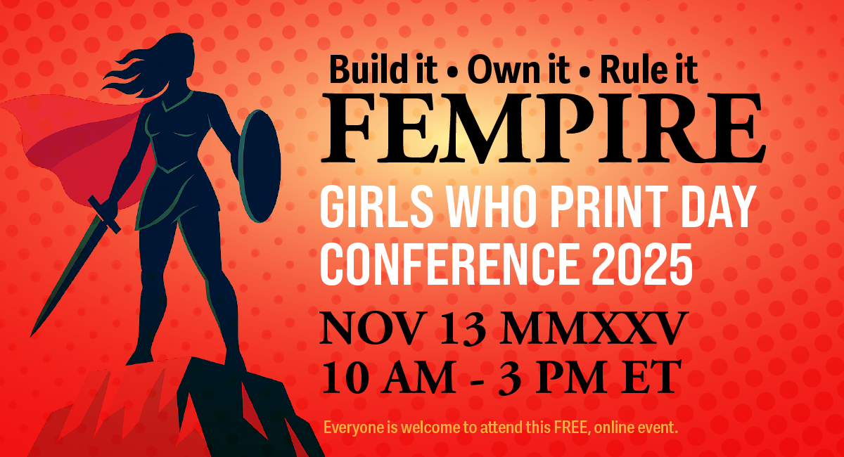 Ziel der Non-Profit-Organisation Girls Who Print ist es, Frauen bei ihrer beruflichen Entwicklung zu unterstützen und Nachteile auszugleichen (Quelle: Girls who print)