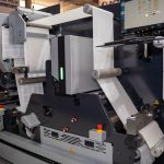 Das neue einfarbige Inkjet-Druckmodul von ABG, eingebaut in das Finishing-System wie Digicon (Quelle: ABG)