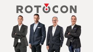 The ROTOCON Board of Directors: Pascal, Marco, Michael, and Patrick Aengenvoort (Quelle: Rotocon)