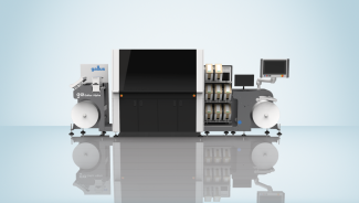 Die Gallus Alpha ist eine neue rein digitale Rolle-zu-Rolle-Lösung von Gallus und bietet einen sicheren und leicht zugänglichen Einstieg in den Digitaldruck (Quelle: Bespoke)