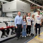 Die Mark Andy-DSiQ-R mit ergänzter Domino N610i-R bei Great Lakes Label schaft rund 30 Prozent mehr Kapazität auf den anderen Maschinen (Quelle: Domino)