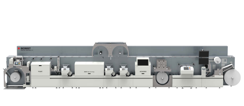 Litograf möchte mit der Bobst Digital Master 340 mit FlexJet-Modul die Produktionskapazität von Multilayer-Etiketten verdoppeln (Quelle: Bobst)