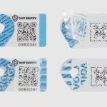 Von links oben nach rechts unten: verschlossen, abgelöst, wiederverschlossen und Rückstand auf der Verpackung (Quelle: Securikett)