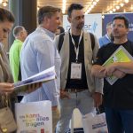 Teilnehmende im Austausch auf der vergangenen Print Digital Convention (Quelle: Messe Düsseldorf Constanze Tillmann)
