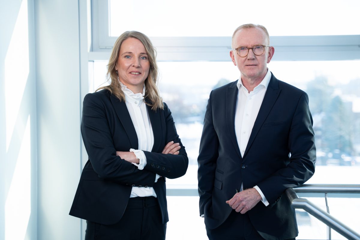 Natascha Sander (CFO) und Michael Finger (CEO) (Quelle: technotrans SE)