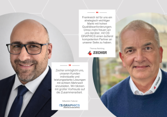 Die Zecher GmbH arbeitet im französischen Markt künftig mit dem Vertriebspartner OS Graphics zusammen (Quelle: Zecher)