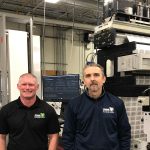 V.l.: Mike Murton und AJ Newkirk von OMNI Systems (Quelle: Domino)