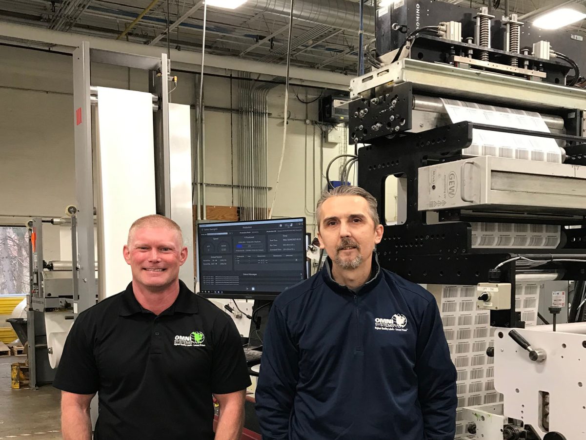 V.l.: Mike Murton und AJ Newkirk von OMNI Systems (Quelle: Domino)