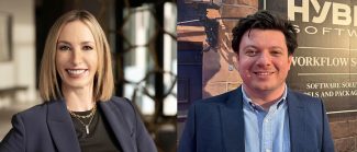 Pipere Baldwin (l.) und Joshua Allen (Quelle: Hybrid Software)