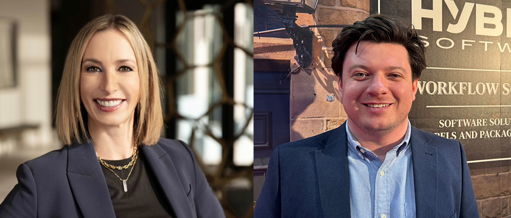 Pipere Baldwin (l.) und Joshua Allen (Quelle: Hybrid Software)