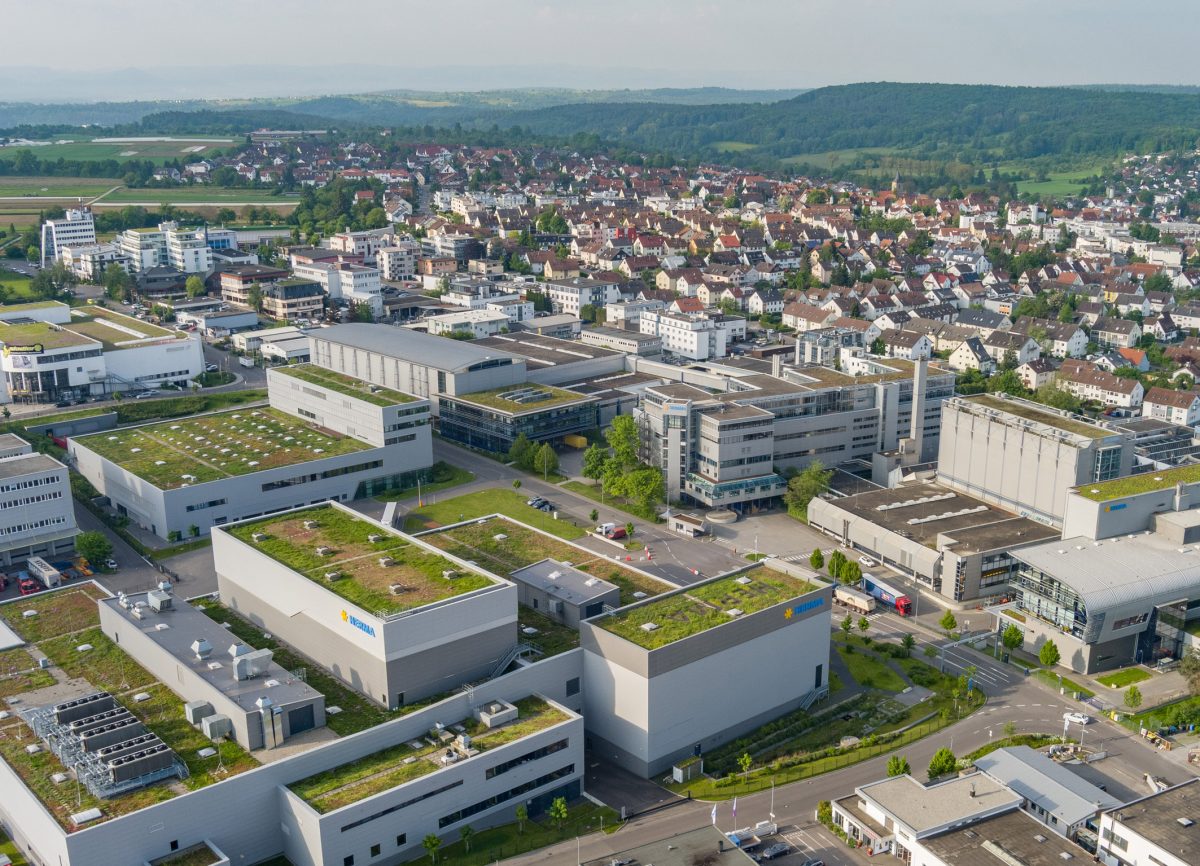Der funktional hochintegrierte Herma Campus in Filderstadt (Quelle: Herma)