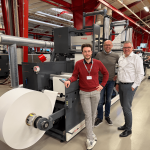 V.l.n.R.: Claas Hartung, Security Label; Thorsten Saathoff, Nilpeter; Alex Aarslew-Jensen, Nilpeter (Quelle: Nilpeter)