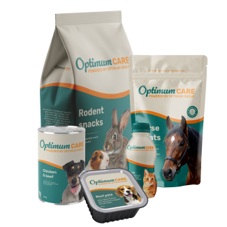 Optimum Care bietet verschiedene Produkte zur Kennzeichnung von Tiernahrung oder Pflegeshampoos (Quelle: Optimum Group)