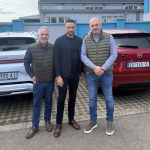 V.l.: Ladislav Kubik, Print Systems Poland; Marco Aengenvoort, Managing Director Rotocon Europe; Aleksandar Borisavljević, Golden Grafika (Quelle: Rotocon)