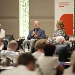 Podiumsgespräch beim DDMT26: Im Mittelpunkt standen konkrete Ansätze für Transformation, Investitionen und unternehmerische Verantwortung (Quelle: BVDM)