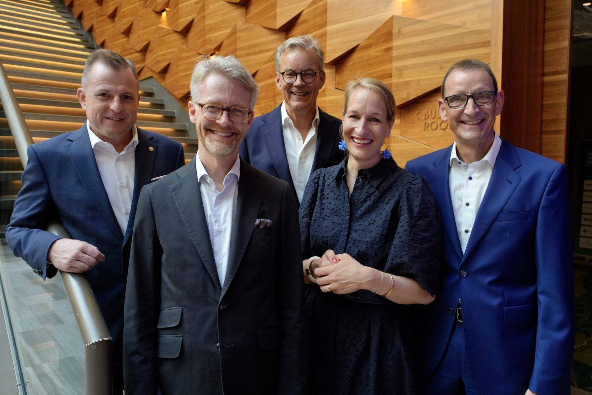 Das neue Präsdium des BVDM