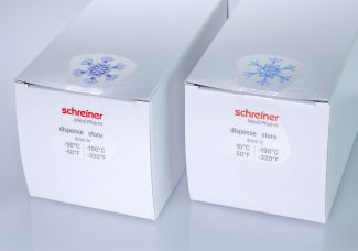Das transparente Tiefkühl-Siegel von Schreiner MediPharm ermöglicht eine sichere Versiegelung von Faltschachteln bei Temperaturen bis -196°C (Quelle: Schreiner Group)