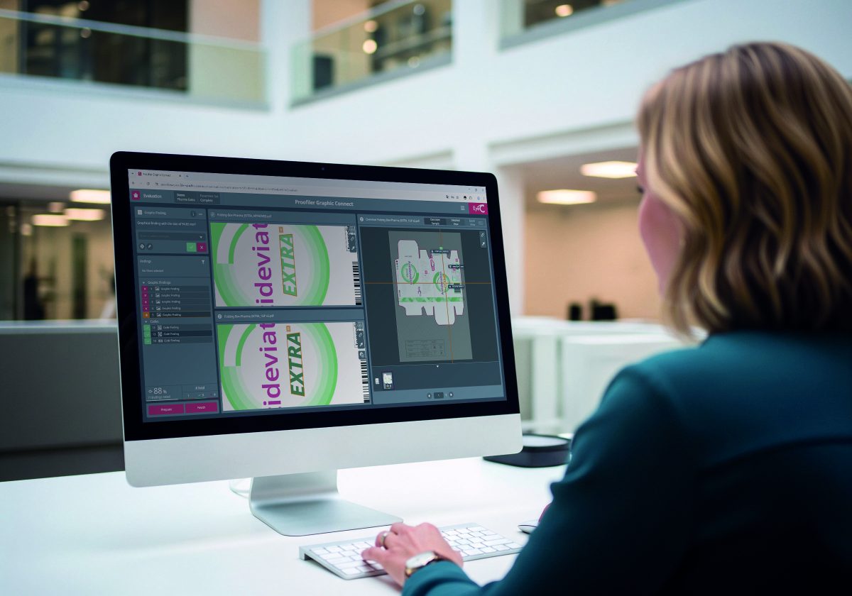 Im Fokus de EyeC-Messestands steht der kürzlich eingeführte EyeC Proofiler Graphic Connect (Quelle: EyeC)