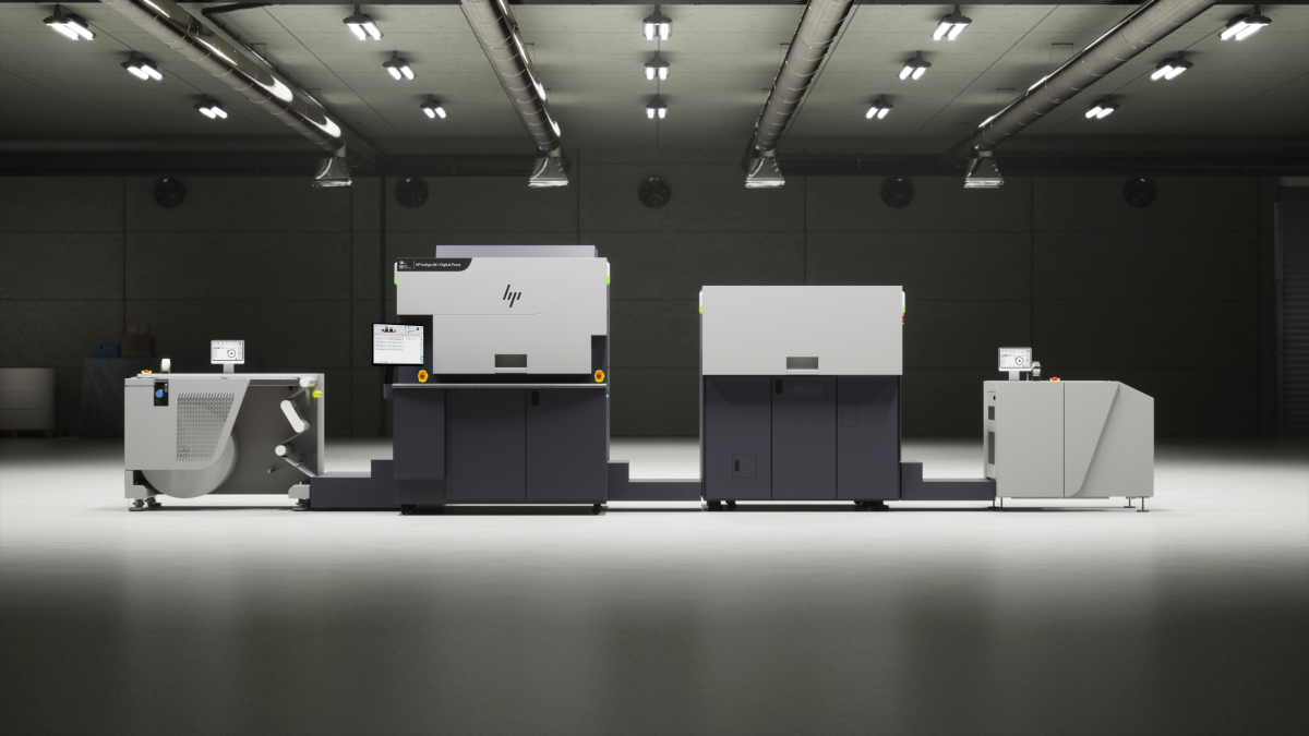 Die HP Indigo 6K+ ist die zentrale Live-Exponat-Maschine am HP-Stand auf der LOUPE Americas 2026 (Quelle: HP)