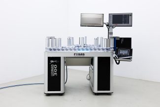 Leopard 300 RFID von Rosas Maschinenbau kombiniert Code-Verifizierung nach ISO/IEC 15415 mit RFID-Codierung in einem System (Quelle: Rosas Maschinenbau)