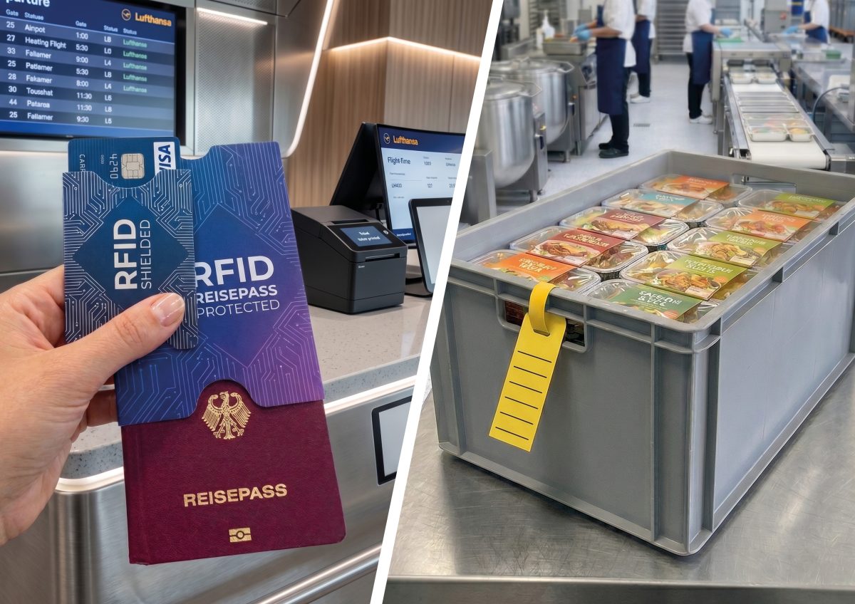Das neue Etikettenmaterial Enduro MD Shield von Sihl bietet RFID-/NFC-Abschirmung und ist metalldetektierbar (Quelle: Sihl)
