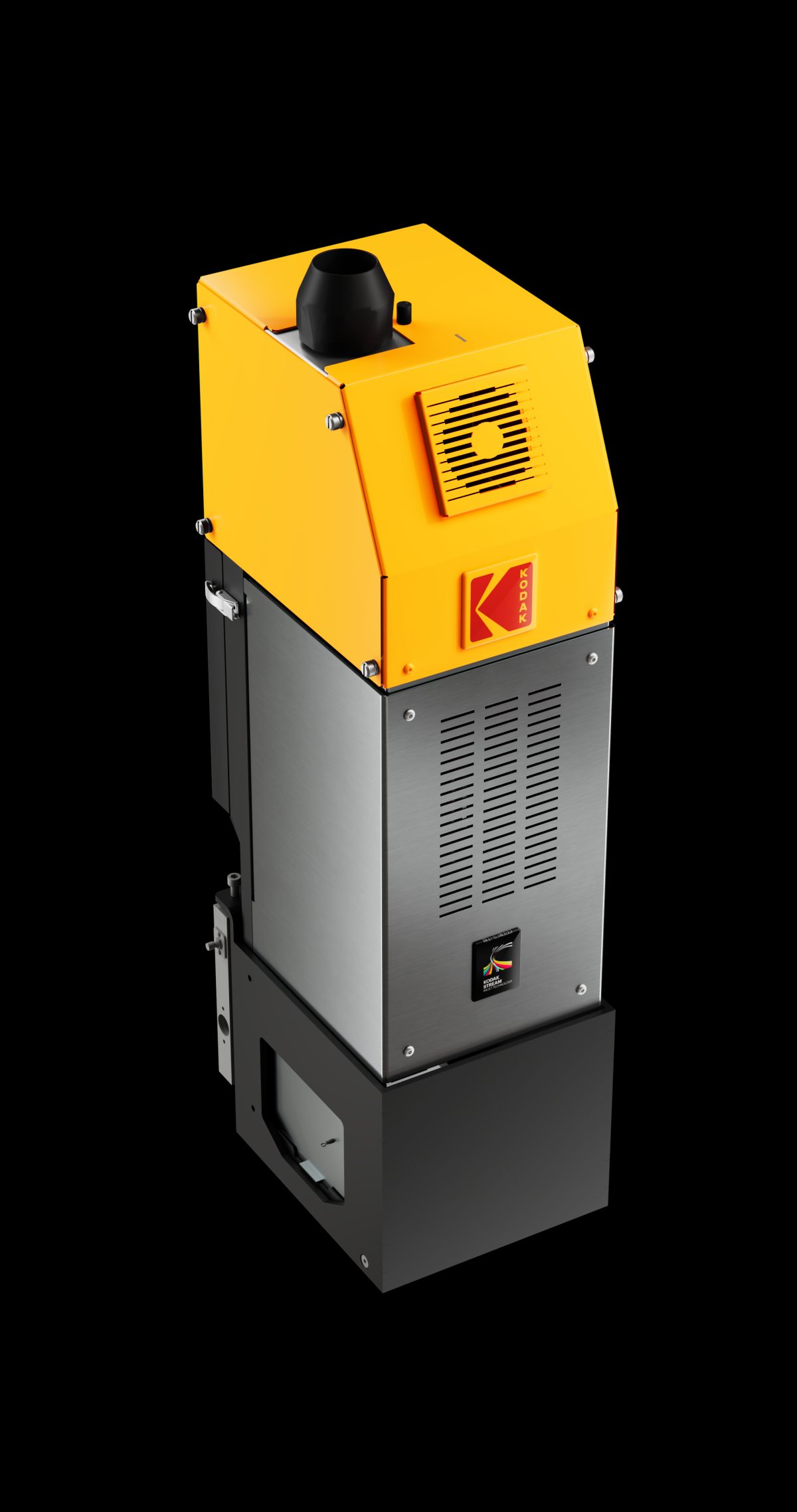 Das neue Imprinting-System Prosper Plus 5 ergänzt bestehende Druck- und Weiterverarbeitungslinien um variablen Datendruck mit 152 m/min (Quelle: Kodak)