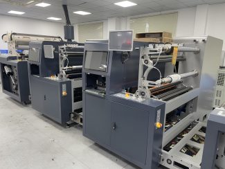 Helmut II erreicht durch die modularen Printbars Druckbreiten bis 1.100 mm (Quelle: PrintsPaul)